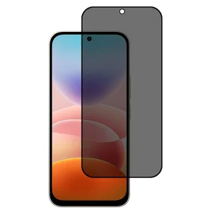 Стъклен Протектор 5D Full Glue Privacy за Xiaomi Redmi 17 4G/17 5G, черен