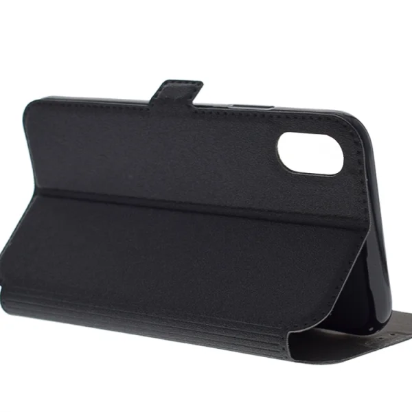 Book case side opening BOOK POCKET for IPhone X / 10 , Black 3