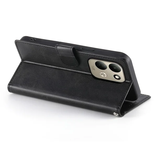 Wallet Calf Texture Book Case for Xiaomi Redmi 17 4G/ 17 5G, black 5