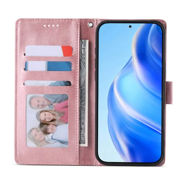 Wallet Calf Texture Flip Case for Xiaomi Redmi 17 4G/ 17 5G, pink 3