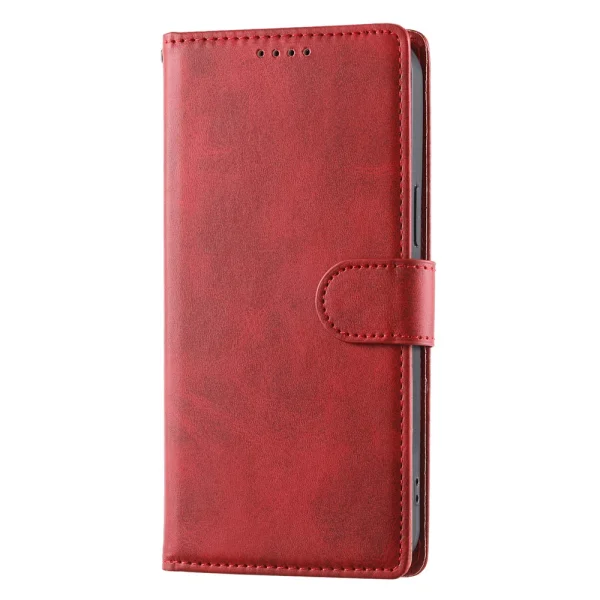 Wallet case Wallet Calf Texture for Xiaomi Redmi 17 4G/ 17 5G, red 2
