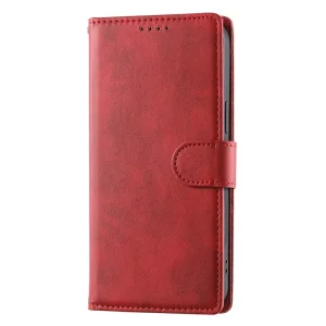 Wallet case Wallet Calf Texture for Xiaomi Redmi 17 4G/ 17 5G, red 2