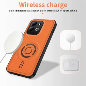 Калъф Wanlonfeng KJB Series Magnetic за Xiaomi Redmi 17 5G/ 17 4G, оранжев 2
