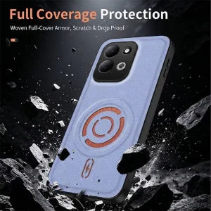 Wanlonfeng KJB Series Magnetic Case for Xiaomi Redmi 17 5G/ 17 4G, blue 3