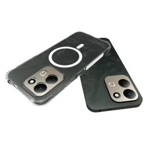 Case compatible with MagSafe Anti-drop for Xiaomi Redmi 17 4G / 5G, transparent 2