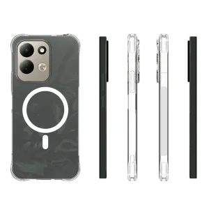 Case compatible with MagSafe Anti-drop for Xiaomi Redmi 17 4G / 5G, transparent 5