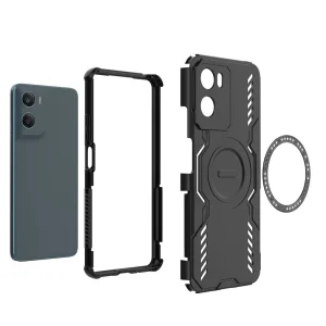 Shockproof case Butterfly Armor Magnetic for Motorola Moto G06 4G, black 5