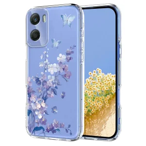 Silicone case for Motorola Moto G06 Power 4G / G06 4G, flowers