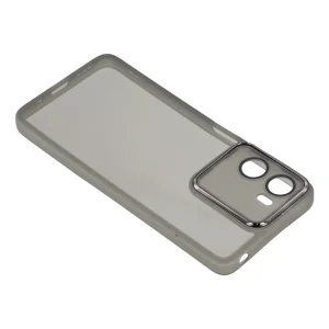 Калъф Frame TPU Electroplated за Motorola Moto G06 Power 4G/G06 4G, прозрачен-черен 4