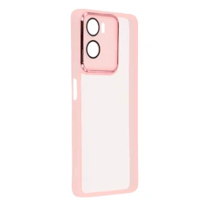 Case Frame TPU Electroplated for Motorola Moto G06 Power 4G/G06 4G, transparent-pink 2
