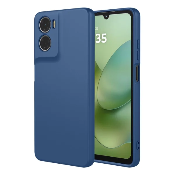 Калъф Liquid Silicone за Motorola Moto G06 Power 4G/G06 4G, син 1