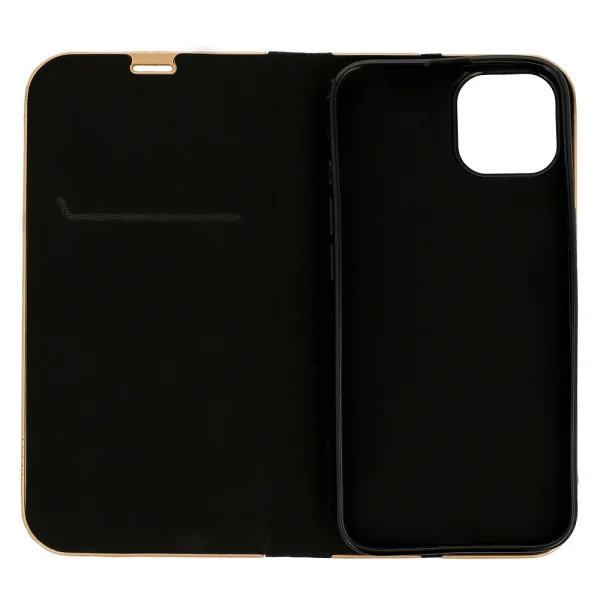 Wallet Case LUNA Gold for iPhone 13 Pro Max, Black 2
