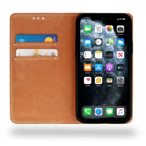 Калъф Тефтер SPECIAL ест. кожа за iPhone 13 Pro Max, Черен 3