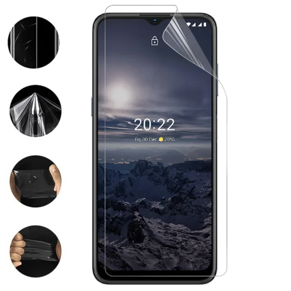 Anti-Shock Hydrogel Protector for Nokia G21, Front Full 2