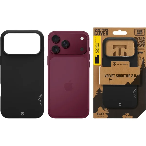 Tactical MagForce Velvet Smoothie 2.0 Cover for iPhone 18 Pro Max, black 6
