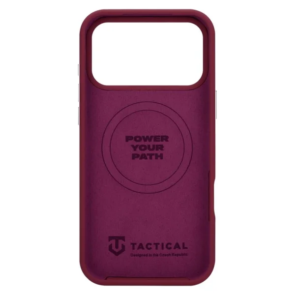 Tactical MagForce Velvet Smoothie 2.0 Cover case for iPhone 18 Pro, burgundy 4