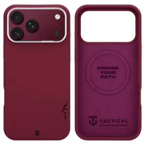 Tactical MagForce Velvet Smoothie 2.0 Cover case for iPhone 18 Pro, burgundy 5