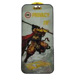 Стъклен Протектор 5D Full Glue PRIVACY за iPhone 18 Pro Max, черен