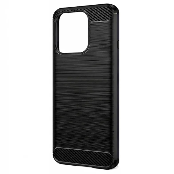 Силиконов калъф Techsuit Carbon Silicone за Oppo Reno16 / Reno16 Pro, черен 3