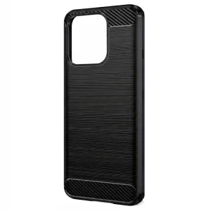Силиконов калъф Techsuit Carbon Silicone за Oppo Reno16 / Reno16 Pro, черен 3