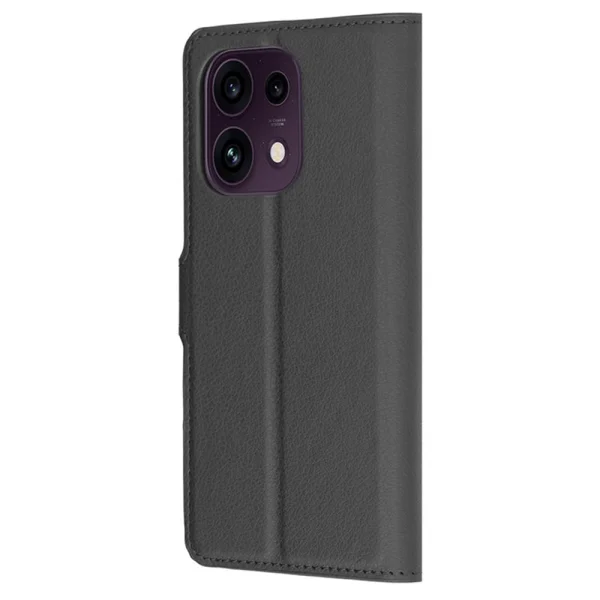 Калъф тефтер Techsuit Leather Folio за Oppo Reno16 F / Reno16 FS, черен 5