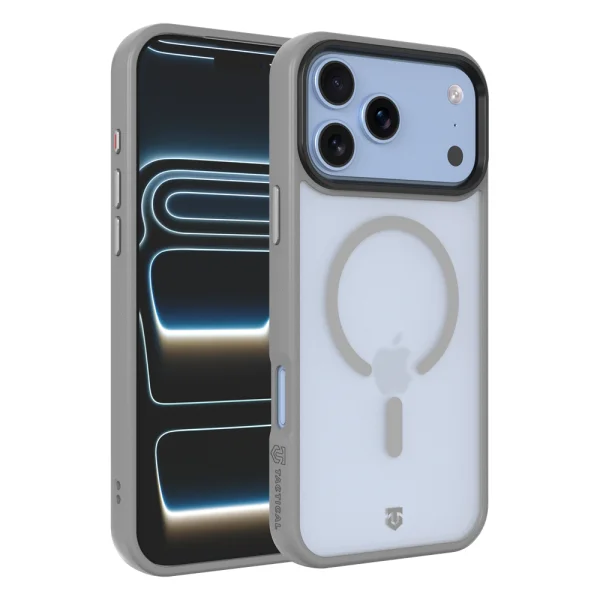 Tactical MagForce Hyperstealth Case for iPhone 18 Pro, light gray 1