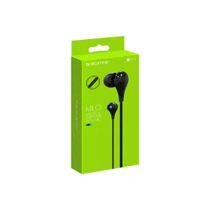 In-ear headphones with microphone BOROFONE Milo BM24, Black 5