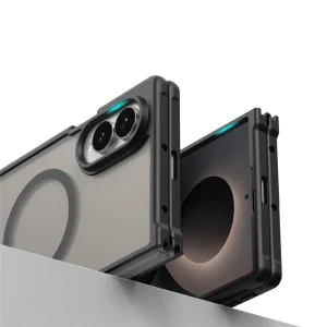 Калъф Techsuit HaloFrost II, съвместим с MagSafe за iPhone Duo, черен 4