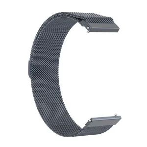 Metal Strap Techsuit Watchband (W009) for Huawei Watch GT 4 (41mm)/W1/Honor Watch S1/Garmin Venu 2S/ Vivoactive 4S, blue