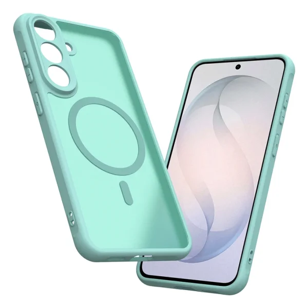 Techsuit HaloFrost II case, MagSafe compatible for Samsung Galaxy S26 FE, green 3