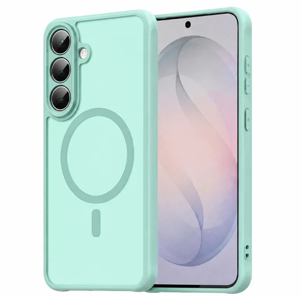 Techsuit HaloFrost II case, MagSafe compatible for Samsung Galaxy S26 FE, green 1