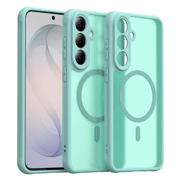 Techsuit HaloFrost II case, MagSafe compatible for Samsung Galaxy S26 FE, green 2