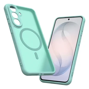 Techsuit HaloFrost II case, MagSafe compatible for Samsung Galaxy S26 FE, green 3