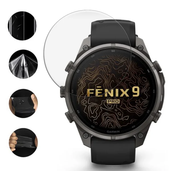 Хидрогел протектор за часовник Garmin Fenix 9 (47mm) 1
