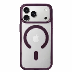 Case Color Mag Cover, compatible with Magsafe for Iphone 18 Pro, burgundy