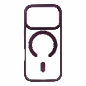 Case Color Mag Cover, compatible with Magsafe for Iphone 18 Pro, burgundy 2