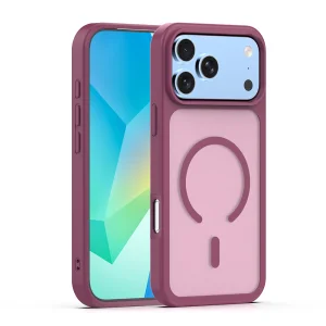 Case Mag Matt big hole for iPhone 18 Pro Max, purple