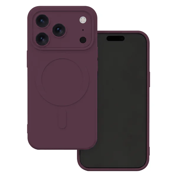 Case Simple Color Mag for 18 Pro, dark red 1