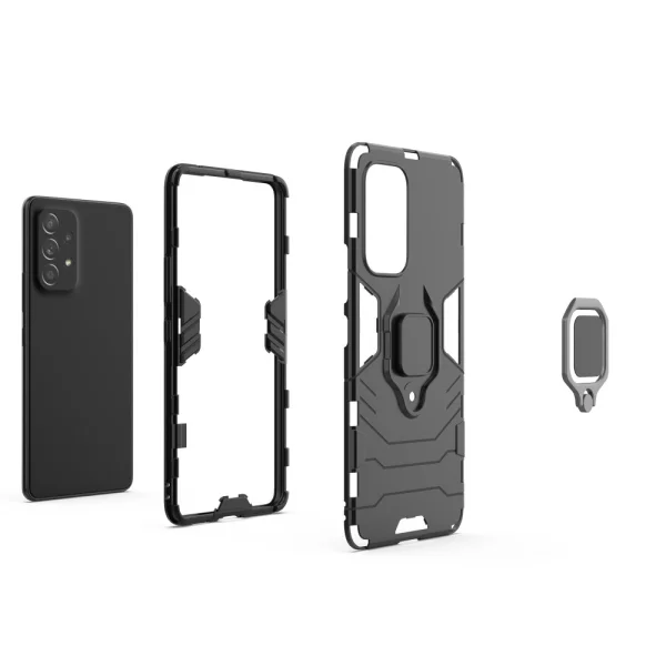Shockproof Case Hybrid Cover for Samsung Galaxy A53 5G, Black 3