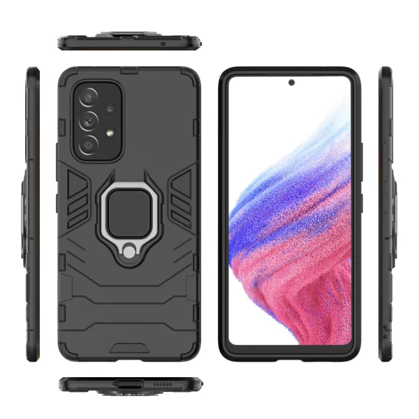 Shockproof Case Hybrid Cover for Samsung Galaxy A53 5G, Black 2