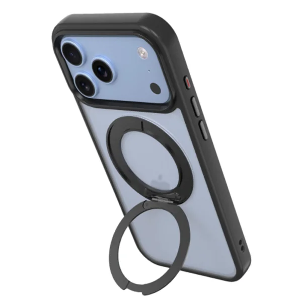 Tactical MagForce case, compatible with Magsafe Hyperstand Cover for iPhone 18 Pro, black 4
