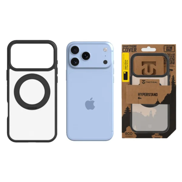 Tactical MagForce case, compatible with Magsafe Hyperstand Cover for iPhone 18 Pro, black 5