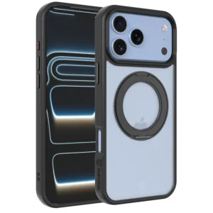 Калъф Tactical MagForce, съвместим с Magsafe Hyperstand Cover за iPhone 18 Pro, черен