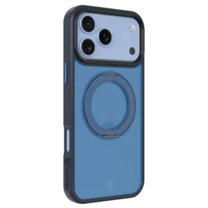 Калъф Tactical MagForce, съвместим с Magsafe Hyperstand Cover за iPhone 18 Pro, тъмно син 2