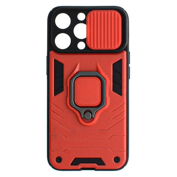 Shockproof case Ring Lens for iPhone 13 Pro, Red 1
