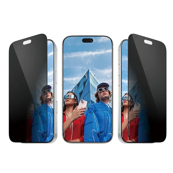 Стъклен Протектор PanzerGlass за iPhone 18 Pro, 2-Way Privacy, Ultra-Wide Fit w. EasyAligner, черен 2