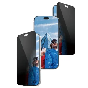 Стъклен Протектор PanzerGlass за iPhone 18 Pro, 2-Way Privacy, Ultra-Wide Fit w. EasyAligner, черен