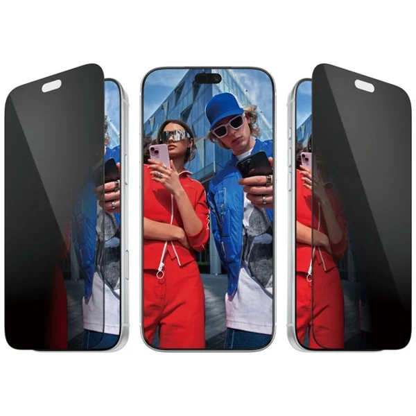 Стъклен Протектор PanzerGlass за iPhone 18 Pro Max, 2-Way Privacy, Ultra-Wide Fit w. FASTFIT IN-A-BOX, черен 1