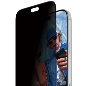 Стъклен Протектор PanzerGlass за iPhone 18 Pro Max, 2-Way Privacy, Ultra-Wide Fit w. FASTFIT IN-A-BOX, черен 2