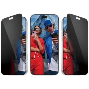 Стъклен Протектор PanzerGlass за iPhone 18 Pro Max, 2-Way Privacy, Ultra-Wide Fit w. FASTFIT IN-A-BOX, черен